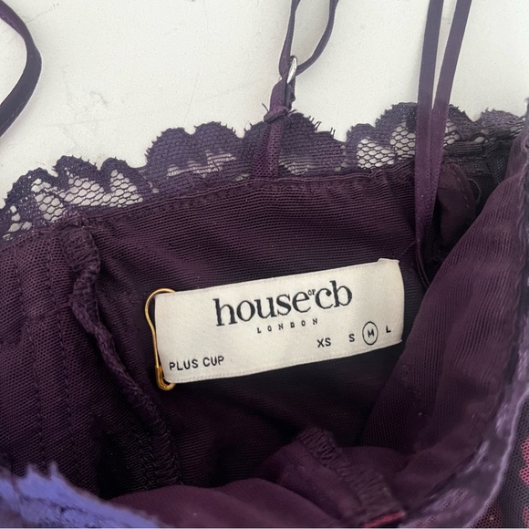 House of CB Aiza Grape Floral Print Maxi Dress - Picture 9 of 9